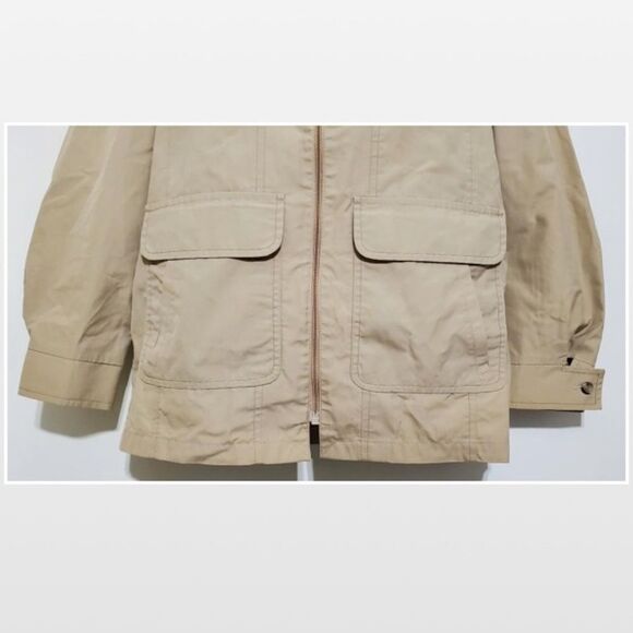 Vintage Men London Fog 42L Tan Cargo Jacket - Picture 5 of 16